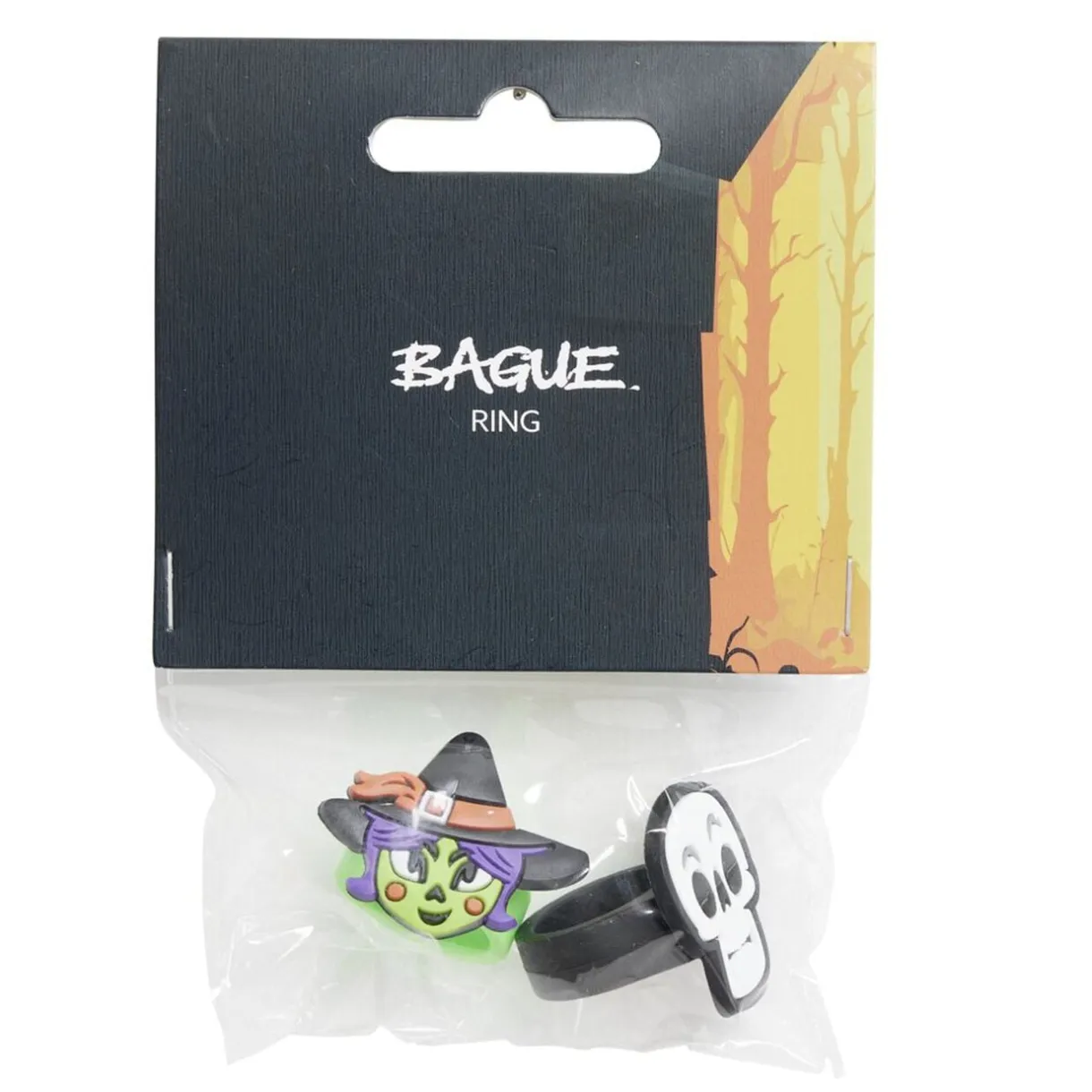 Bague Halloween plastique x2 (2 modèles) < Gifi Hot