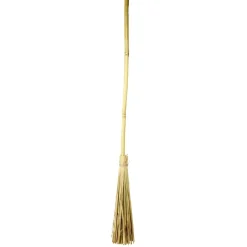 Balai de sorcière bambou naturel et paille L100cm < Gifi Sale