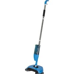 Balai magique ramasse miettes avec spray bleu 2 en 1