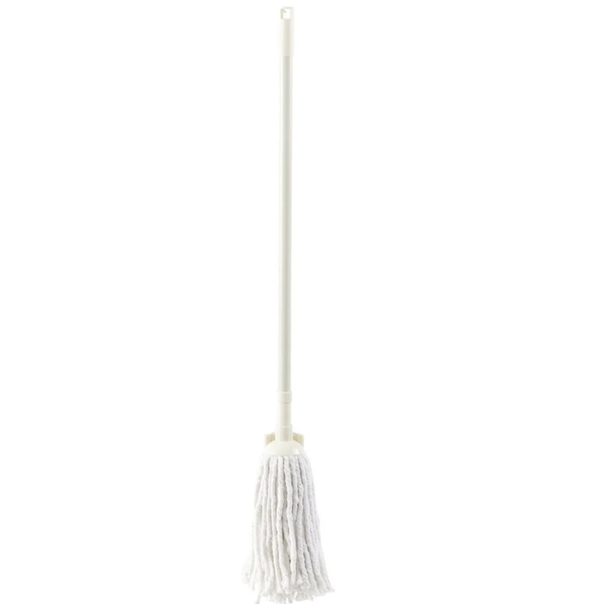 Balai serpillère manche télescopique blanc H69-120cm < Gifi
