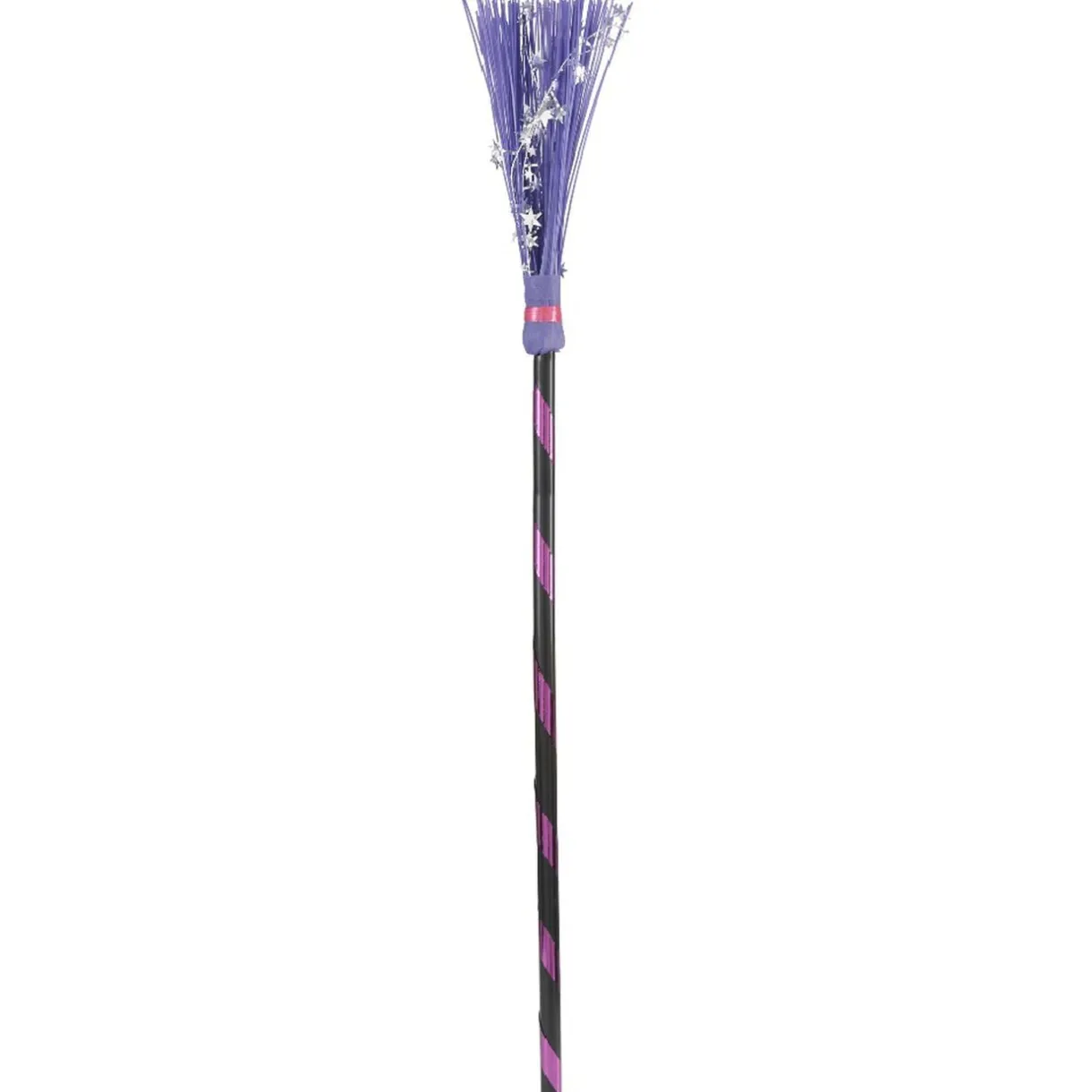 Balai sorcière Halloween fluo décor étoile H93 cm < Gifi Discount