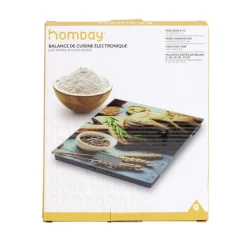 Balance de cuisine LCD 5kg à motifs 18x21cm