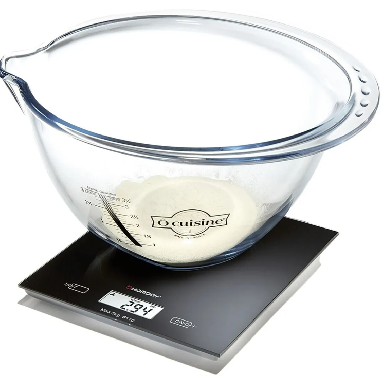 Balance de cuisine électronique et tactile noire Homday < Gifi Clearance