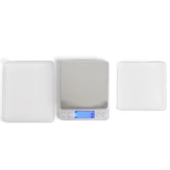 Balance de cuisine électronique max.3kg avec 2 contenants 10,6x12,7cm < Gifi Discount