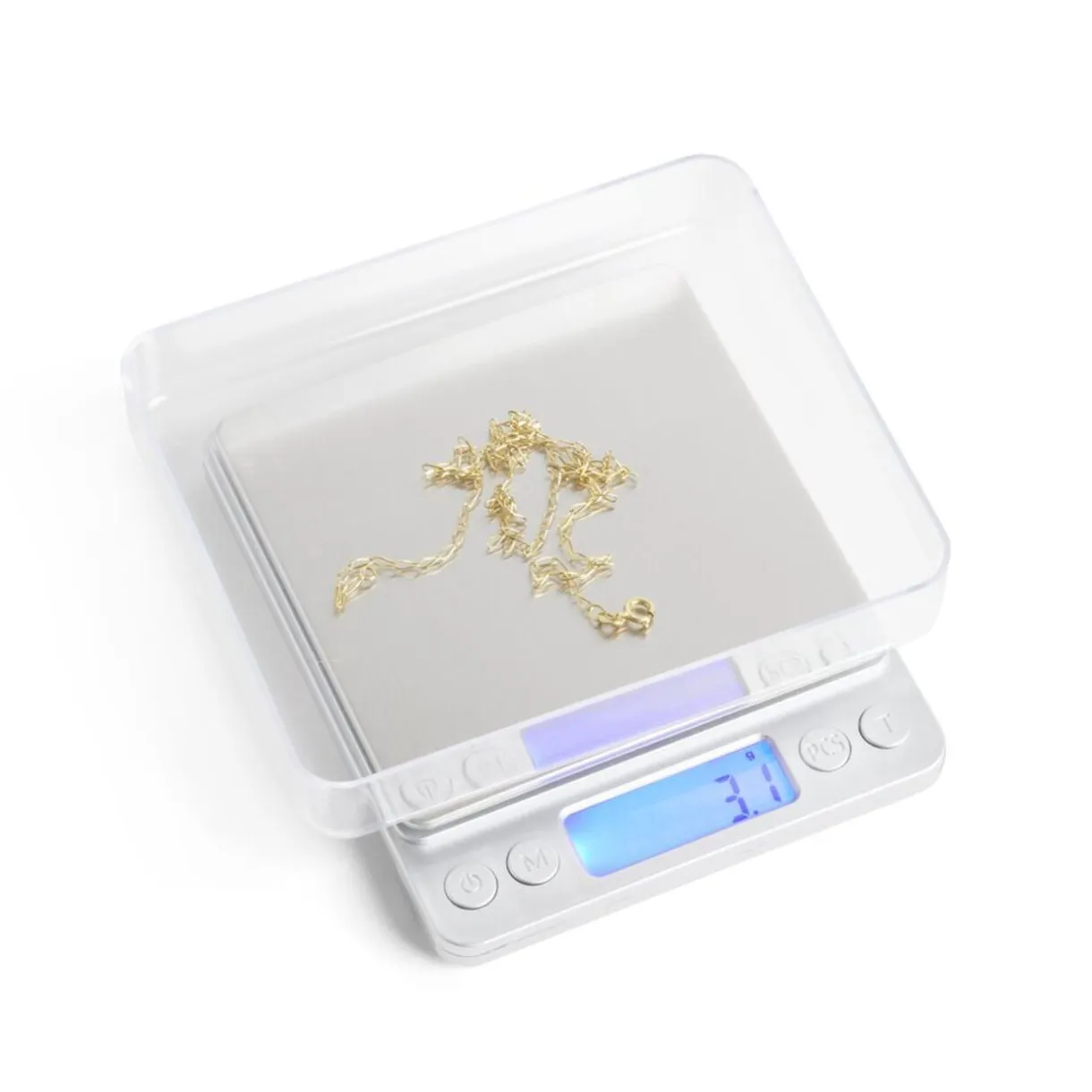 Balance de cuisine électronique max.3kg avec 2 contenants 10,6x12,7cm < Gifi Discount