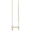 Balançoire Bali bois avec corde blanc crème 55x20xH220cm < Gifi Hot