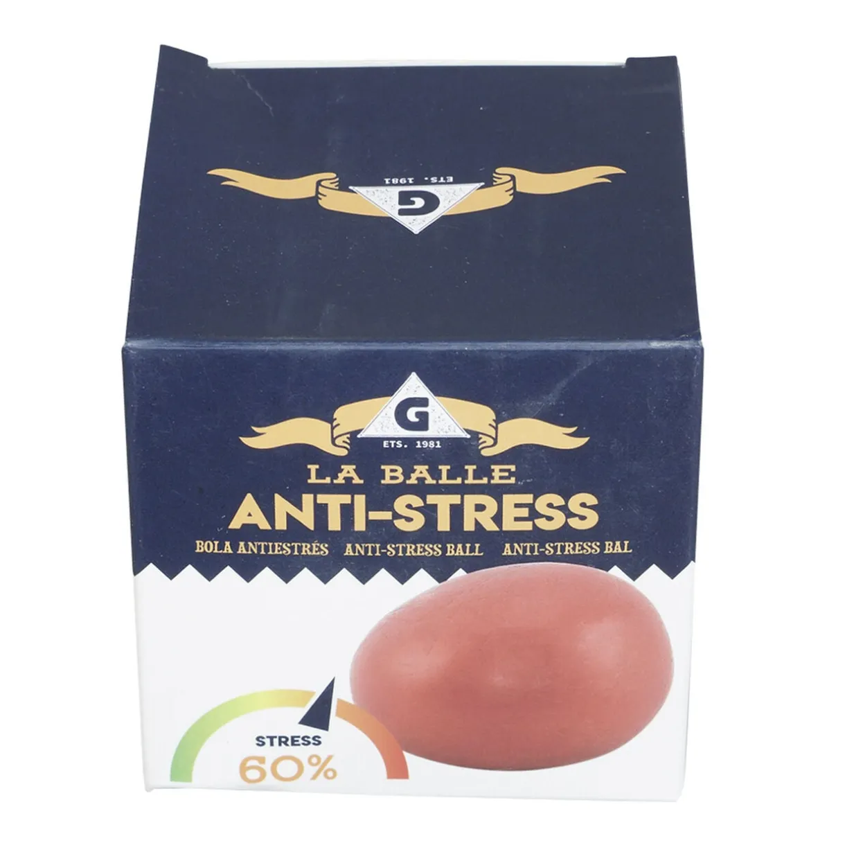 Balle anti stress rouge Ø7cm < Gifi Sale