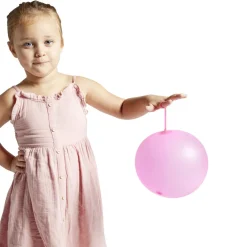 Balle bulle gonflable extensible rose Ø9xH6,5cm < Gifi New