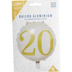 Ballon alu 20 ans Ø46cm