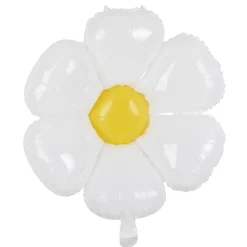 Ballon alu fleur marguerite Ø71cm