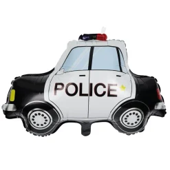 Ballon alu police voiture L74cm < Gifi New