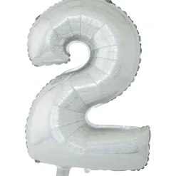 Ballon chiffre 2 aluminium < Gifi Discount