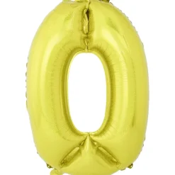 Ballon chiffre 0 aluminium