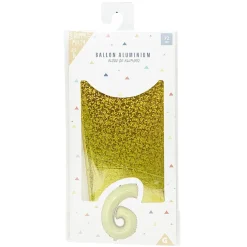 Ballon chiffre 6 en aluminium < Gifi Best