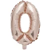 Ballon chiffre 0 rose gold 33cm < Gifi Sale