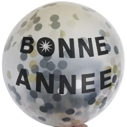 Ballon confettis Bonne année Ø40cm < Gifi Sale