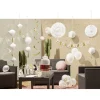 Ballon confettis rose, doré et vert