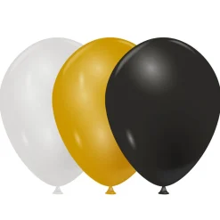 Ballon de baudruche nacré doré argenté noir x20 < Gifi Discount