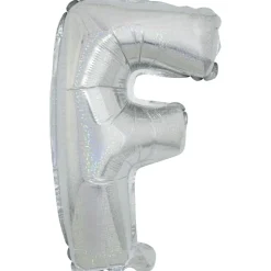 Ballon forme lettre F aluminium (2 modèles argenté ou doré) < Gifi Sale