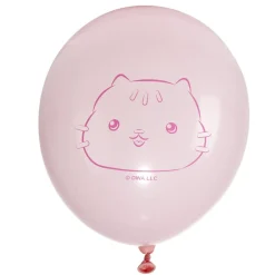 Ballon Gabby Chat x6 baudruche latex rose vert violet 13x17cm