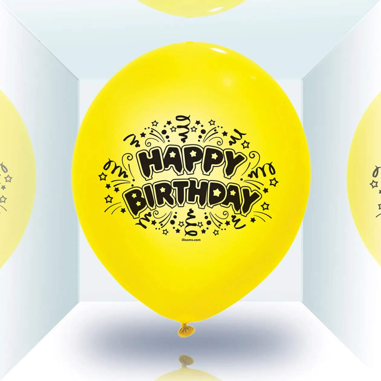 Ballon led coloré Happy Birthday x 5