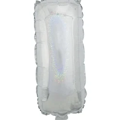 Ballon lettre I en aluminium