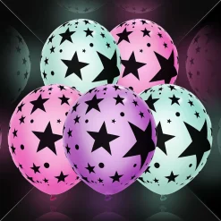 Ballon lumineux LED Illooms motifs étoiles x5 < Gifi Clearance