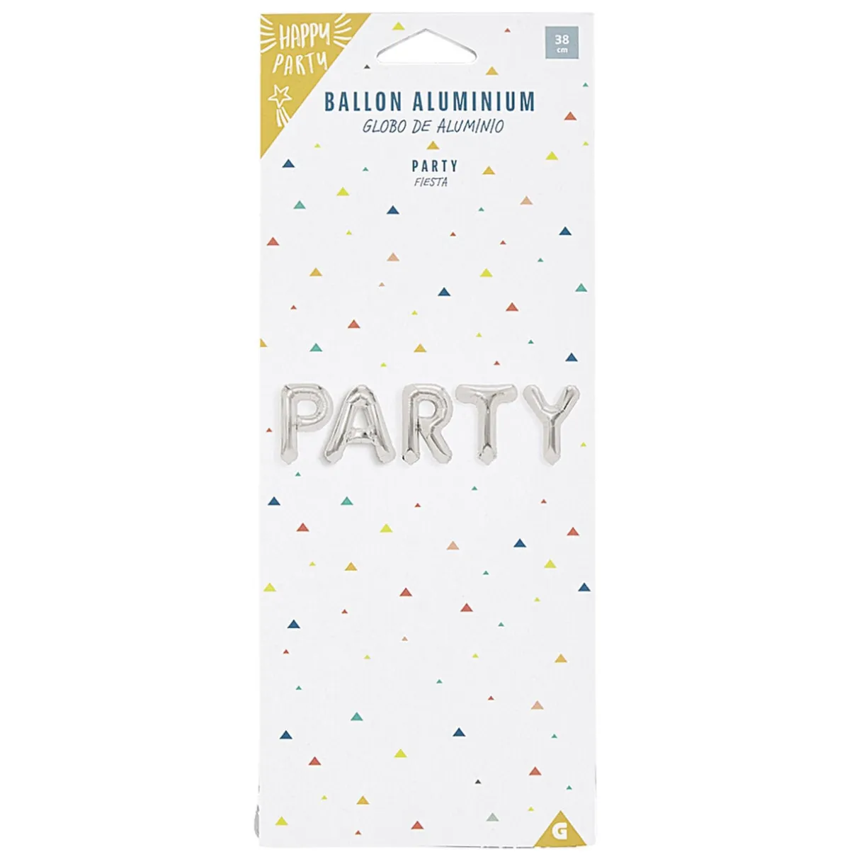 Ballon PARTY en aluminium argenté < Gifi Outlet