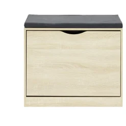 Banc range-chaussures naturel 60x30xH51cm < Gifi Best