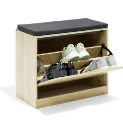 Banc range-chaussures naturel 60x30xH51cm < Gifi Best