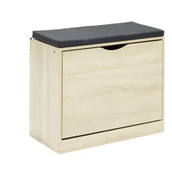 Banc range-chaussures naturel 60x30xH51cm < Gifi Best