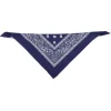 Bandana motif paisley coloré 100% coton 53x53cm < Gifi