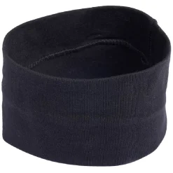 Bandeau large maille noir