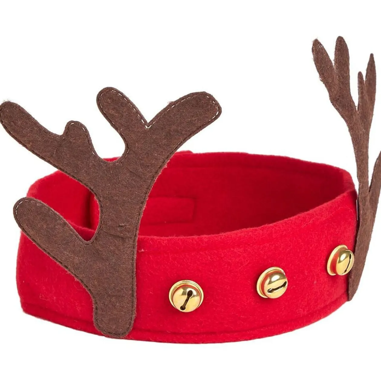 Bandeau renne de Noël avec grelots