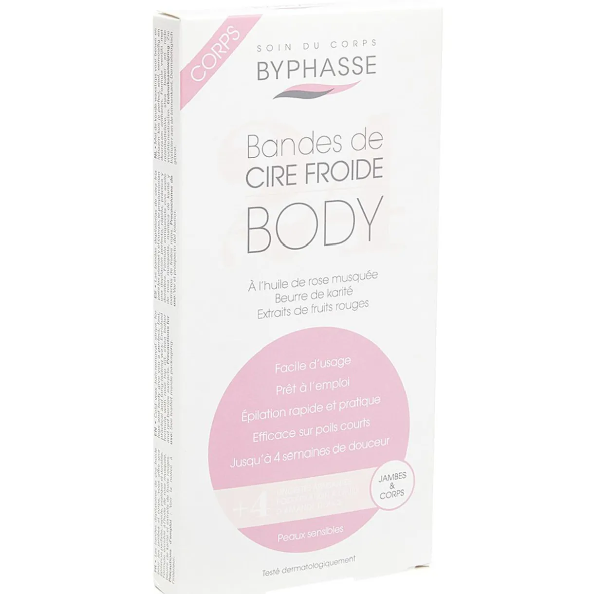 Bande de cire froide x24 jambes et corps peaux sensibles < Gifi Discount