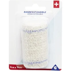 Bande de soutien extensible en coton L400x7cm