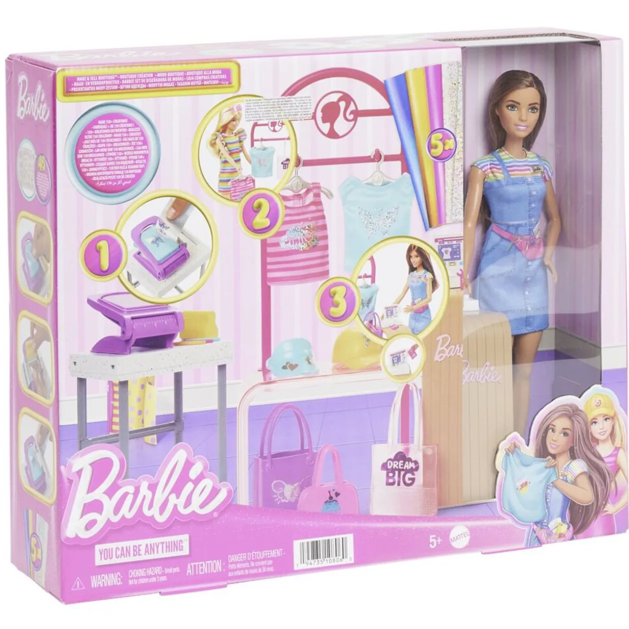 Barbie boutique création vêtements