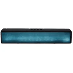Barre de son lumineuse effet flamme plastique noir L40cm 10W < Gifi Best