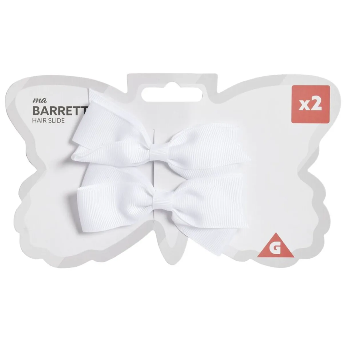 Barrette à cheveux x2 mini noeud tissu pastel 5,5x10cm (4 modèles) < Gifi Hot