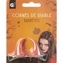 Barrette corne de diable Halloween x2 < Gifi Best