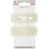 Barrette perles imitation blanc x2 < Gifi Sale