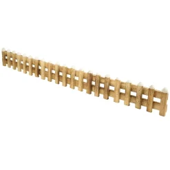Barrière décorative bois pliable marron 90x2x10cm < Gifi Online