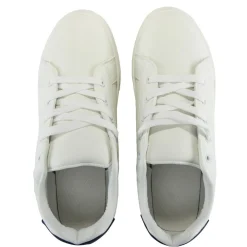 Baskets unisexe simili blanc rayures rouges et bleues T42 < Gifi Sale