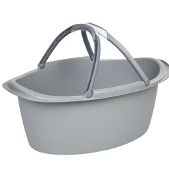 Bassine avec anse 25 L gris < Gifi Discount