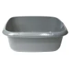 Bassine plastique carré grise < Gifi Discount