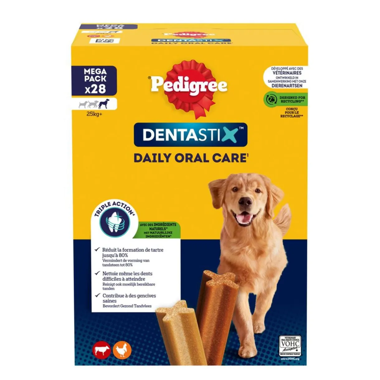 Batônnet Dentastix x28 hygiène bucco-dentaire grand chien 1,08Kg < Gifi New