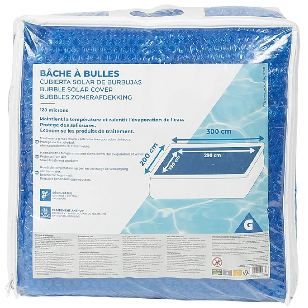 Bâche à bulles rectangulaire 260 x 180 cm < Gifi Sale