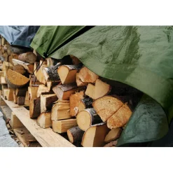 Bâche de protection polyester imperméable vert 200x300 cm < Gifi Outlet