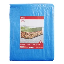 Bâche 4x5m - 100g/m² - PVC bleu