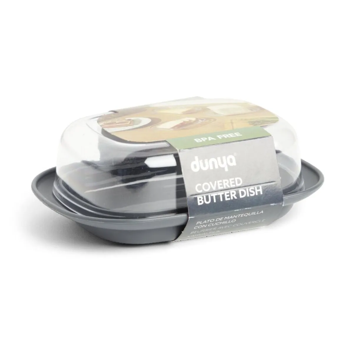 Beurrier plastique sans BPA 17,4x12,5xH6cm (2 modèles) < Gifi Best